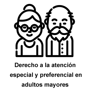 Derecho a la atención especial y preferencial en adultos mayores